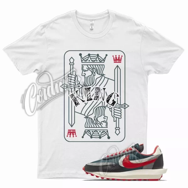 White KING T Shirt for N LDWaffle Midnight Spruce University Red Jezsport.com