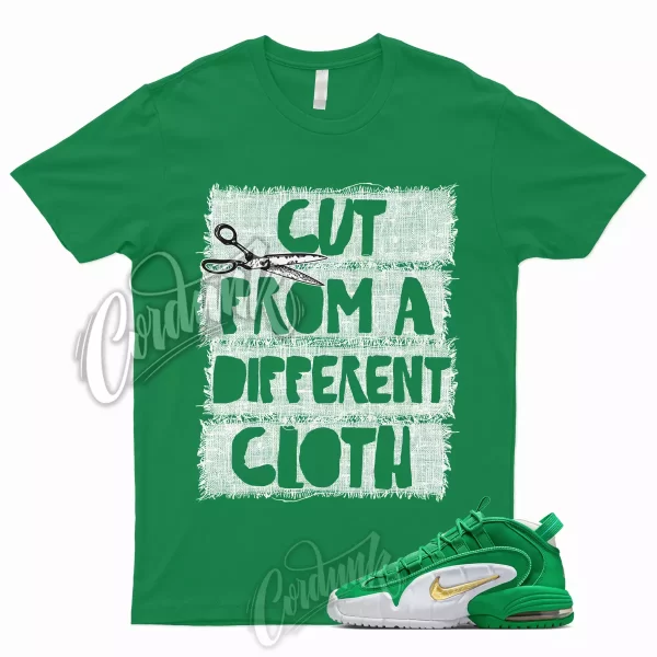 CUT T Shirt for Air Max Penny Stadium Green White Mystic Metallic Gold Lucky Jezsport.com