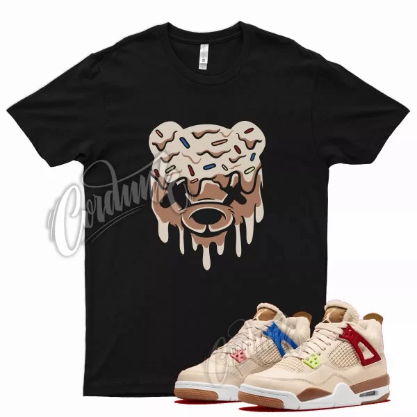 Black DRIPPY Shirt for Air J1 4 Wild Things Hemp Brown Barely Volt Red Blue Jezsport.com