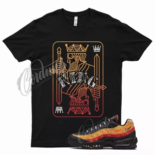 KING Shirt for N Air Max 95 Plus Cosmic Clay Kumquat Mystic Red Sunset Fresh Jezsport.com