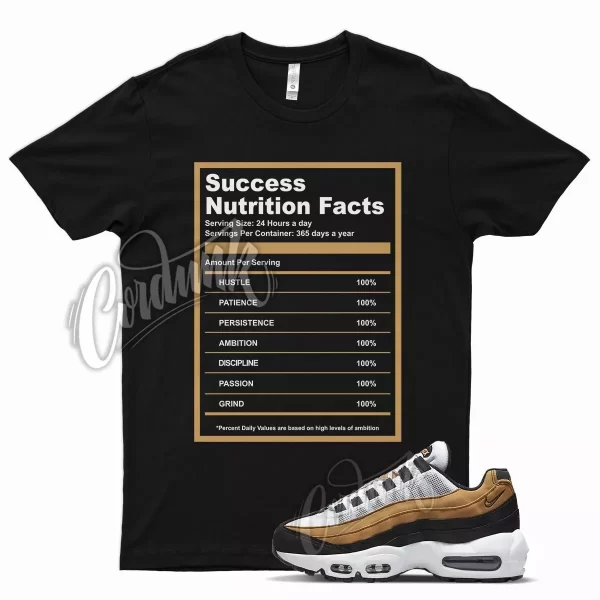 Black SUCCESS Shirt for N Air 95 Wheat Smoke Grey Golden Harvest Gold 6 1 13 Jezsport.com