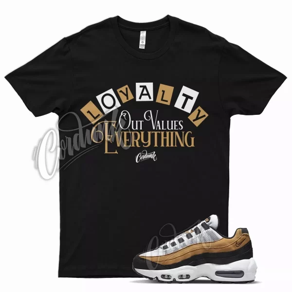 Black LOYALTY Shirt for N Air 95 Wheat Smoke Grey Golden Harvest Gold 6 1 13 Jezsport.com