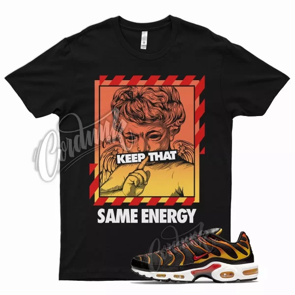 ENERGY T Shirt for N Air Max Plus Cosmic Clay Kumquat Mystic Red Sunset Magma Jezsport.com