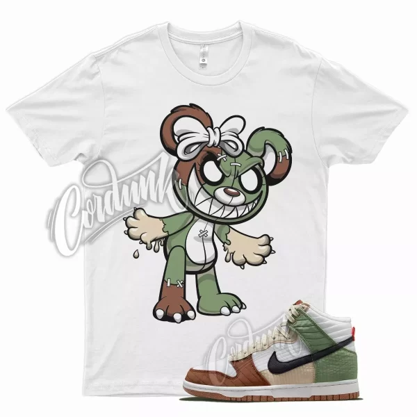 White GB T Shirt for N Dunk High Toasty Next Nature Summit Oil Green Rattan Jezsport.com