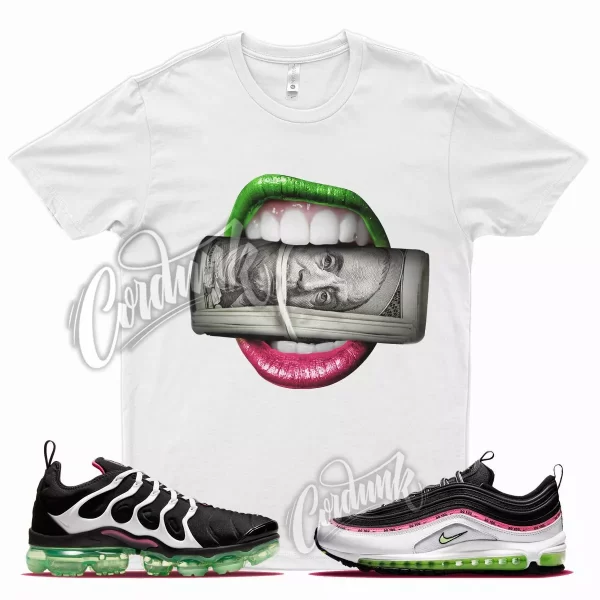 White ROLL Shirt for N Vapormax Plus Air Max 97 Do You Hyper Pink Lime Force Jezsport.com