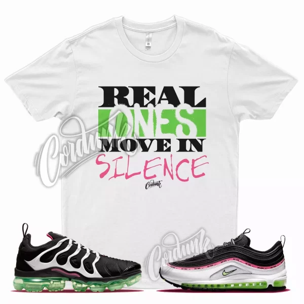 White REAL Shirt for N Vapormax Plus Air Max 97 Do You Hyper Pink Lime Force Jezsport.com