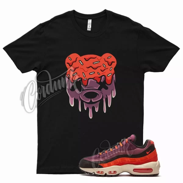 Black DRIPPY Shirt for N Air Max 95 Utility Villian Red Hyper Crimson Purple Jezsport.com