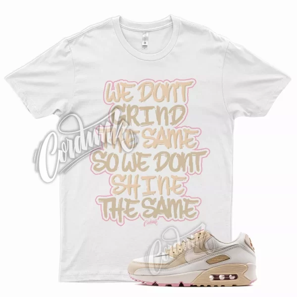 White GRIND T Shirt for N Air Max 90 Tan Pink Summit WMNS Brown Jezsport.com