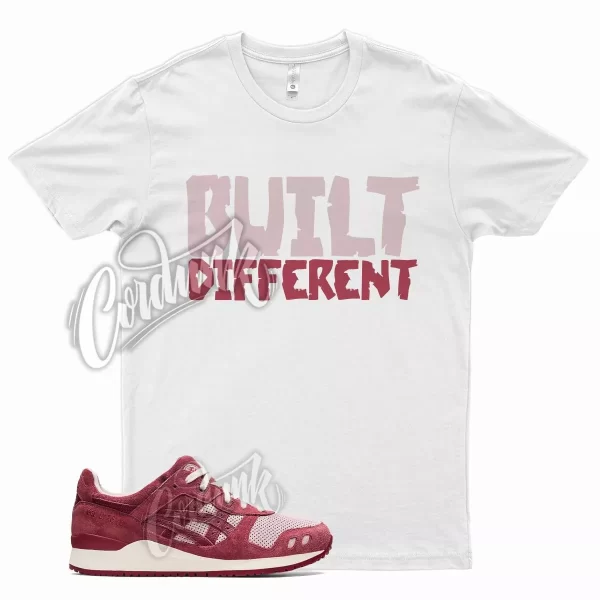 BUILT T Shirt for Asics Gel-Lyte lll Seasons Watershed Rose Beet Red Pink Jezsport.com