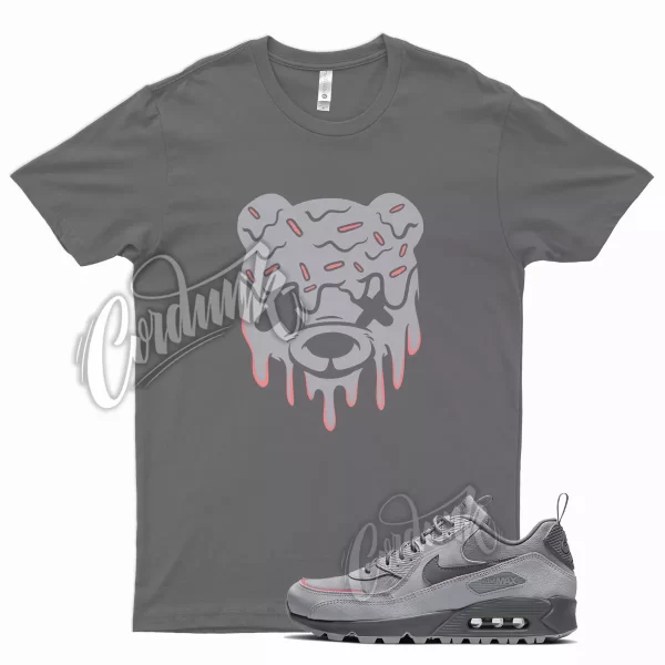 Grey DRIPPY T Shirt for Air Max 90 Surplus Wolf Cool Pink Salt Gray Jezsport.com