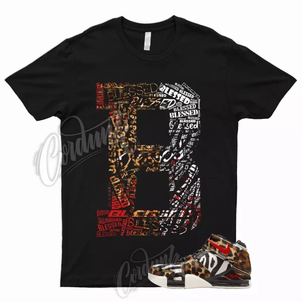 BLESSED Shirt for Zoom LeBron 2 Beast PE Maple University Red Black Light Bone 1 Jezsport.com