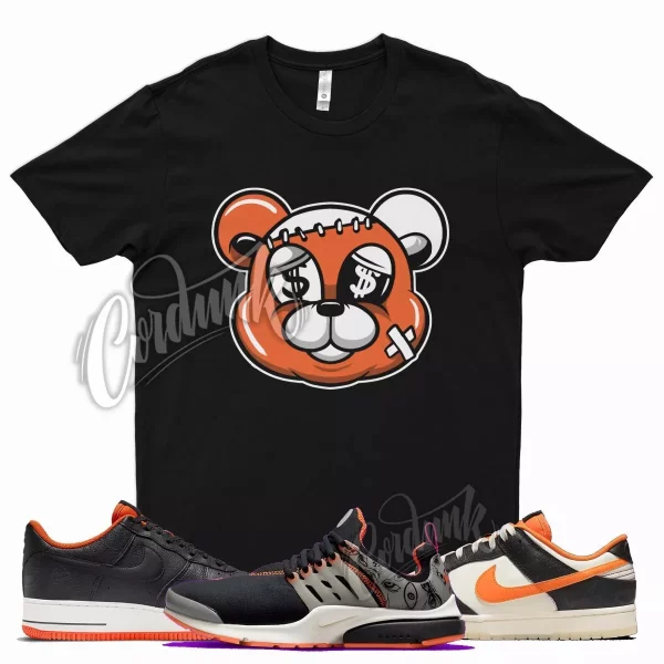 Black STITCH T Shirt for N Dunk Halloween Air Force 1 Presto Starfish Orange Jezsport.com