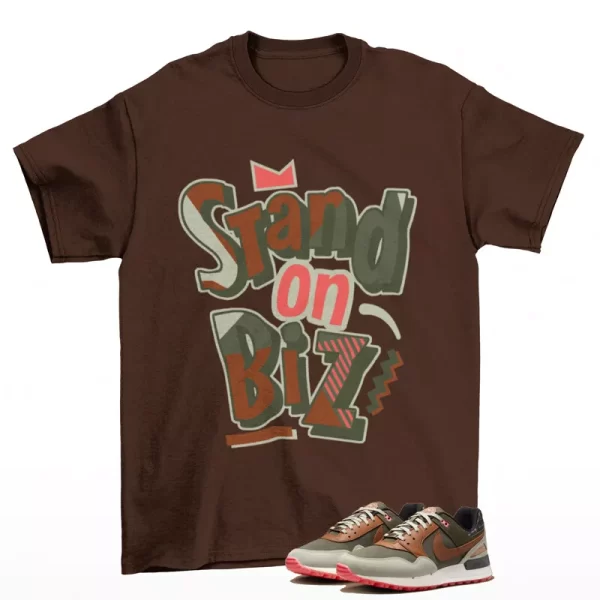 Strictly Biz Shirt Brown to Match Air Pegasus 89 Golf FQ8316-300 Jezsport.com