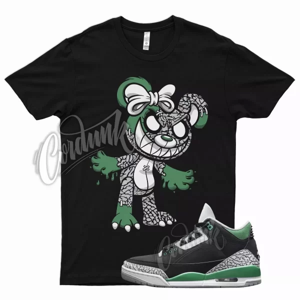 Black GB T Shirt for Air J1 3 Pine Green Cement Grey White Stadium Noble Jezsport.com