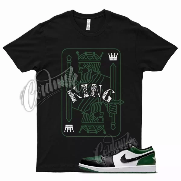 Black KING T Shirt for Air J1 1 Green Toe Noble Pine Atlanta Plus Oregon Jezsport.com