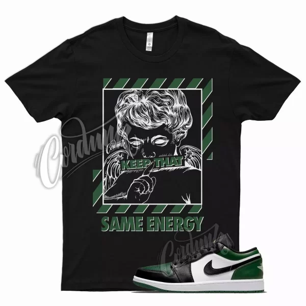 Black ENERGY T Shirt for Air J1 1 Green Toe Noble Pine Atlanta Plus Oregon Jezsport.com