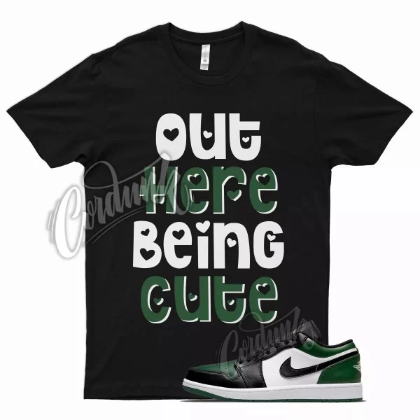 Black CUTE T Shirt for Air J1 1 Green Toe Noble Pine Atlanta Plus Oregon Jezsport.com