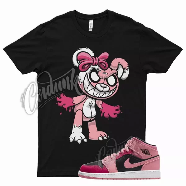 Black GB T Shirt for Air J1 1 Coral Chalk Rush Pink Black Berry Punch Jezsport.com