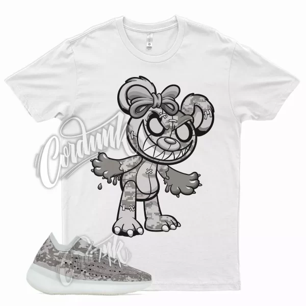 White GB T Shirt for YZ Boost 380 Pyrite Grey Stone Salt 350 500 700 Jezsport.com