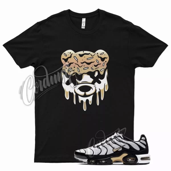 Black DRIPPY T Shirt for Air Max Plus White Metallic Gold Vapormax DMP 1 Jezsport.com