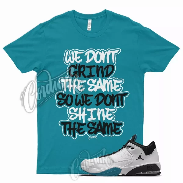 Teal GRIND T Shirt for J1 Max Aura 3 Cyber Teal Black White Griffey Jezsport.com