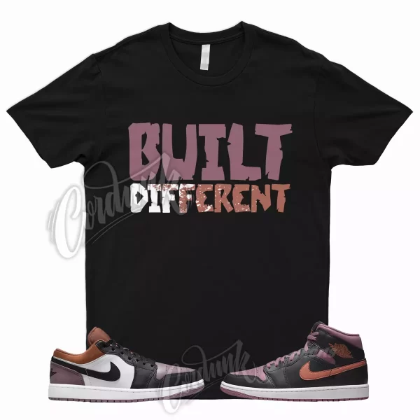 BUILT T Shirt for 1 Sky J Mauve White Sky J Orange Black Dunk Low Mid High Retro Jezsport.com