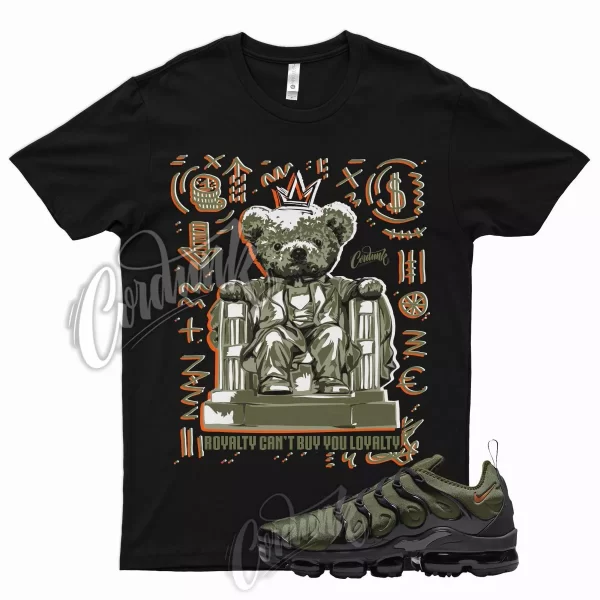 ROYALTY T Shirt for N VaporMax Plus Olive Green Orange Sequoia Cactus Jack 6 Jezsport.com