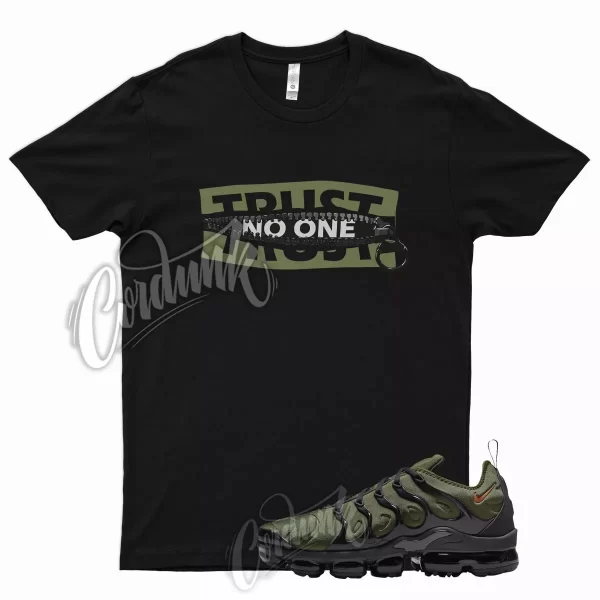 TRUST T Shirt for N VaporMax Plus Olive Green Orange Sequoia Cactus Jack 6 Jezsport.com