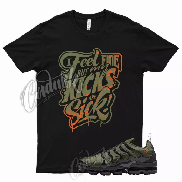 SICK BIG T Shirt for N VaporMax Plus Olive Green Orange Sequoia Cactus Jack 6 Jezsport.com