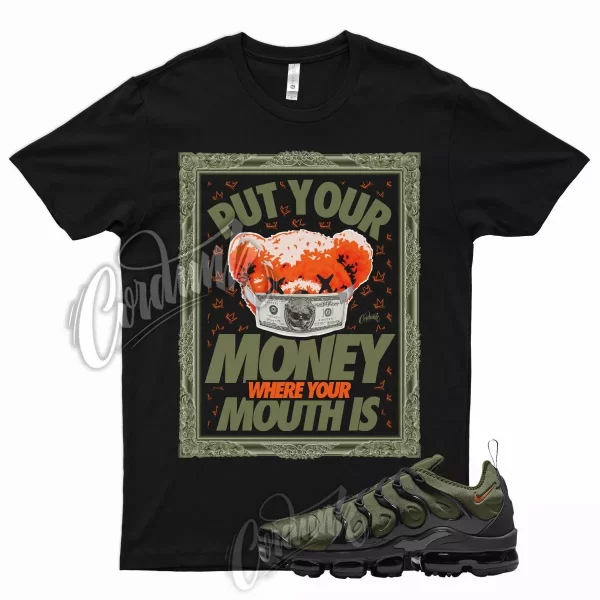 PUT YOUR T Shirt for N VaporMax Plus Olive Green Orange Sequoia Cactus Jack 6 Jezsport.com