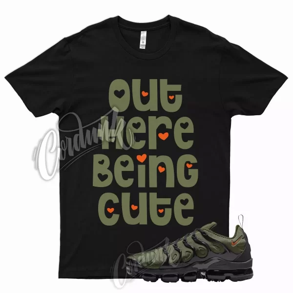 CUTE T Shirt for N VaporMax Plus Olive Green Orange Sequoia Cactus Jack 6 Jezsport.com