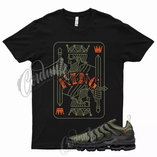 KING T Shirt for N VaporMax Plus Olive Green Orange Sequoia Cactus Jack 6 Jezsport.com