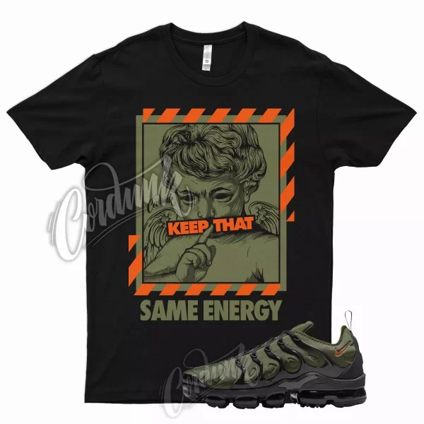 ENERGY T Shirt for N VaporMax Plus Olive Green Orange Sequoia Cactus Jack 6 Jezsport.com