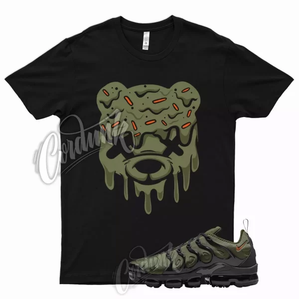 DRIPPY T Shirt for N VaporMax Plus Olive Green Orange Sequoia Cactus Jack 6 Jezsport.com