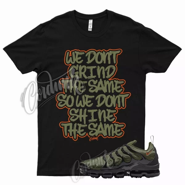 GRIND T Shirt for N VaporMax Plus Olive Green Orange Sequoia Cactus Jack 6 Jezsport.com