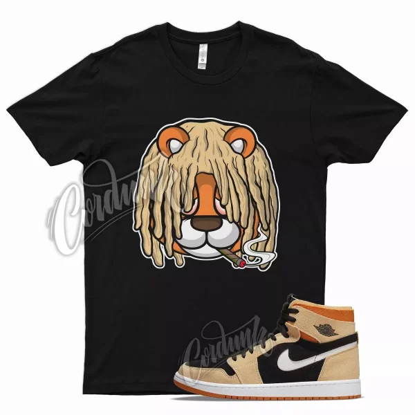 Black DREAD T Shirt for Air J1 1 Zoom Comfort Pumpkin Spice Orange Light Jezsport.com