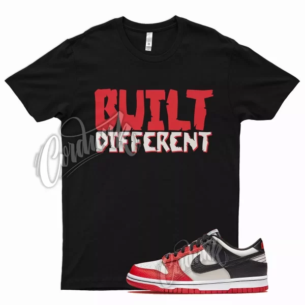 Black BUILT T Shirt for N Dunk Low EMB Diamond Anniversary Chile Red Sail Jezsport.com