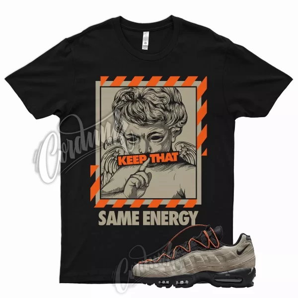 ENERGY T Shirt for N Air Max 95 Khaki Black Total Orange British 6 Desert Ore Jezsport.com