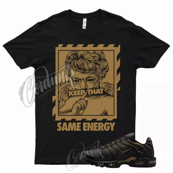 ENERGY Shirt for N Air Max Plus Cordura Black Orange Gold Atlanta Vapormax 90 Jezsport.com