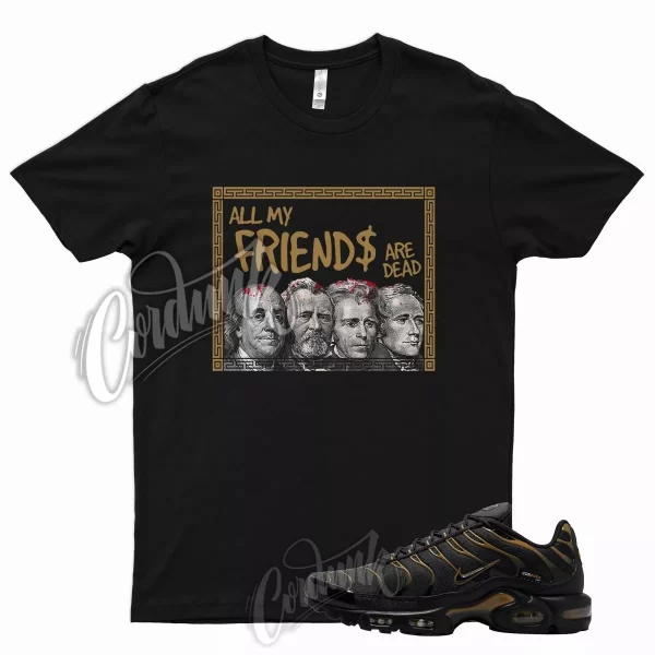 AMFAD Shirt for N Air Max Plus Cordura Black Orange Gold Atlanta Vapormax 90 Jezsport.com