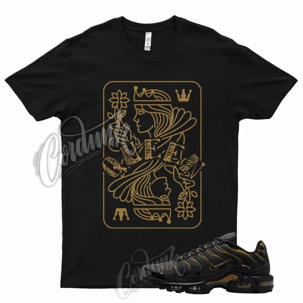 QUEEN Shirt for N Air Max Plus Cordura Black Orange Gold Atlanta Vapormax 90 Jezsport.com