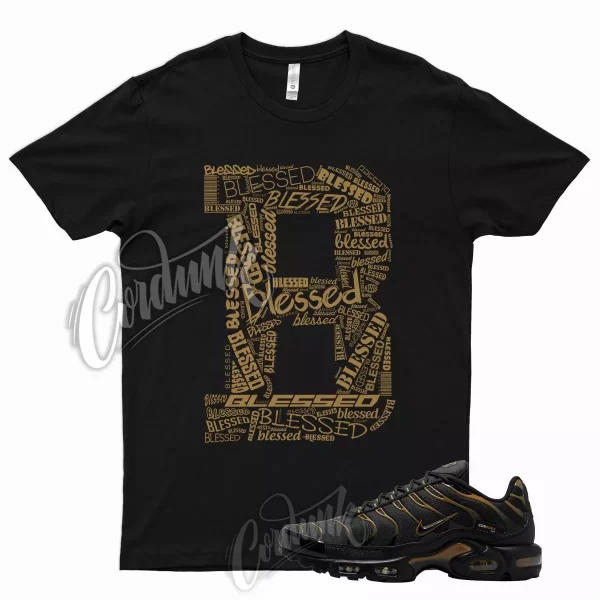 BLESS Shirt for N Air Max Plus Cordura Black Orange Gold Atlanta Vapormax 90 Jezsport.com