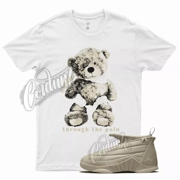 White SMILE T Shirt for Air J1 15 Billie Eilish Light Tan Jezsport.com