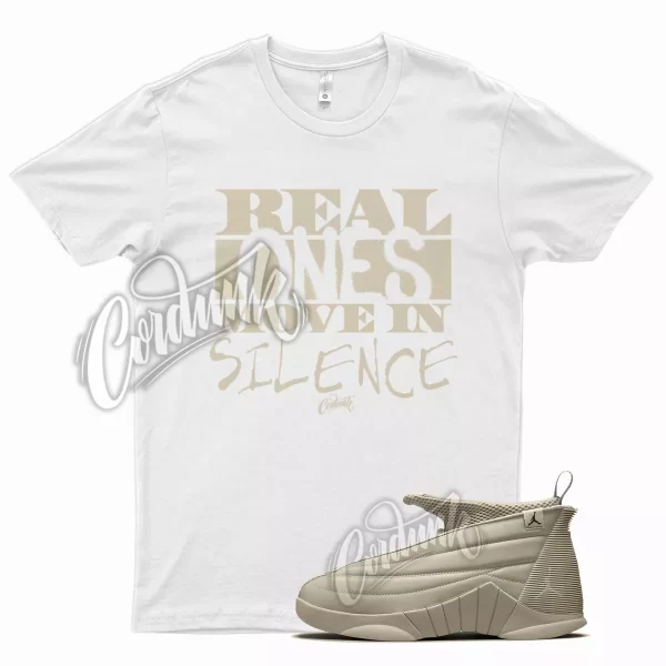 White REAL T Shirt for Air J1 15 Billie Eilish Light Tan Jezsport.com