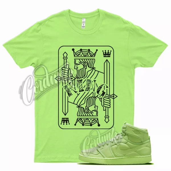 YR KING T Shirt for Air J1 1 KO Billie Eilish Yeezreel Glow 350 Kamikaze Jezsport.com