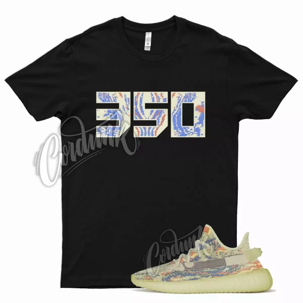 Black 350 T Shirt for YZ Boost 350 V2 MX OAT Yellow Butter Orange Blue 700 Jezsport.com