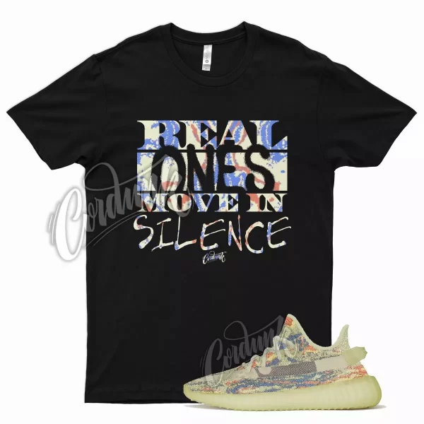 Black REAL T Shirt for YZ Boost 350 V2 MX OAT Yellow Butter Orange Blue 700 Jezsport.com