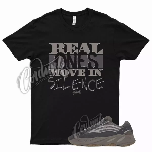 Black REAL T Shirt for YZ Boost 700 V2 Mauve 350 380 500 Jezsport.com