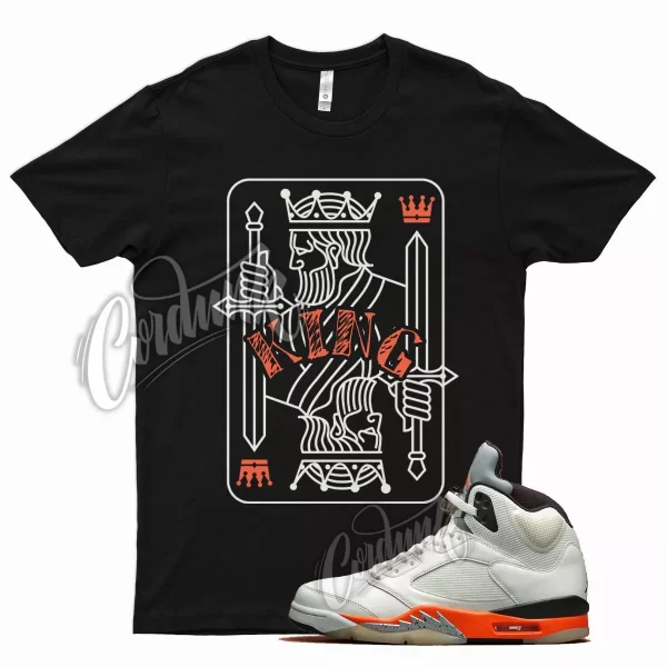 Black KING T Shirt for Air J1 5 Orange Blaze Sail Starfish Shattered Electro Jezsport.com