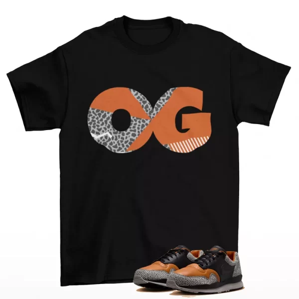 Sneaker OG Shirt Black to Match Air Safari OG Black Monarch HM3818-001 Jezsport.com